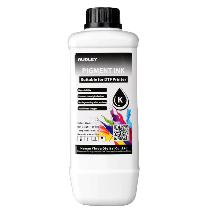 Audley Premium Japan-Imported DTF Ink – Black (1L)
