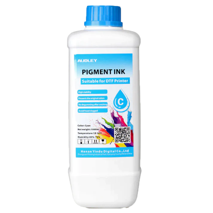 Audley Premium Japan-Imported DTF Ink – Cyan (1L)