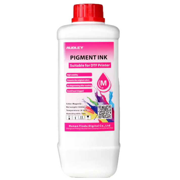 Audley Premium Japan-Imported DTF Ink – Magenta (1L)