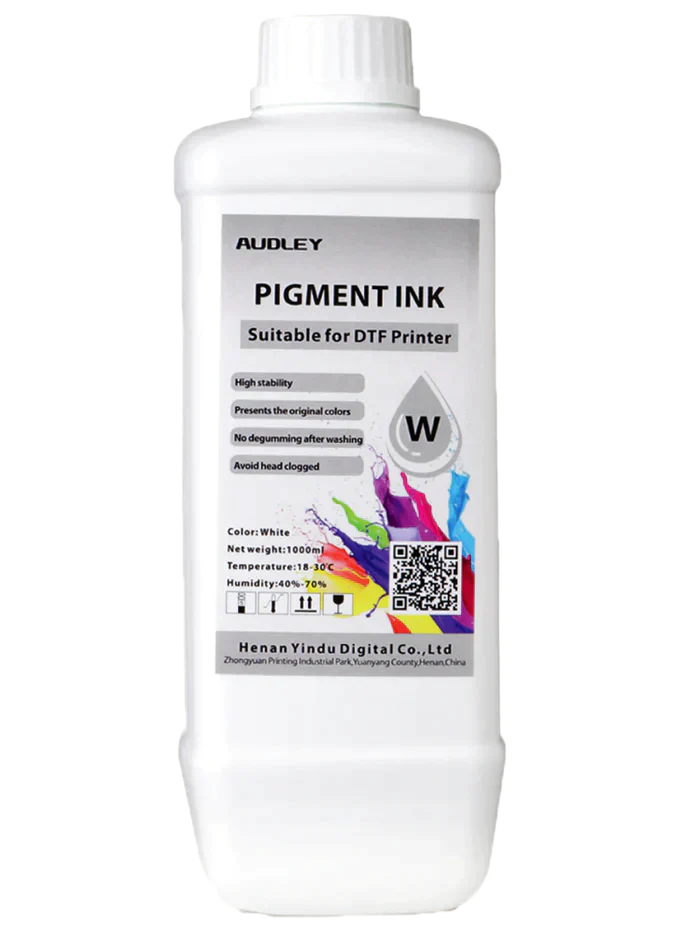 Audley Budget-Friendly DTF Ink – White (1L)