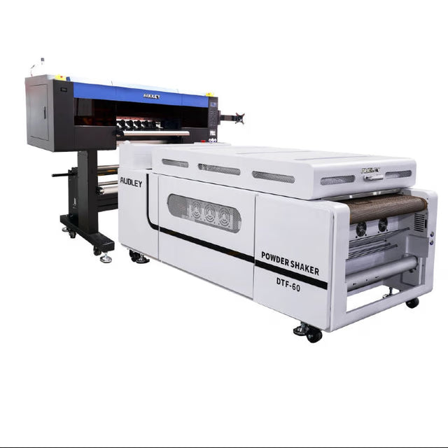 Audley 8076 6‑Head DTF Printer With DF‑800L(A) Pro Powder Shaker