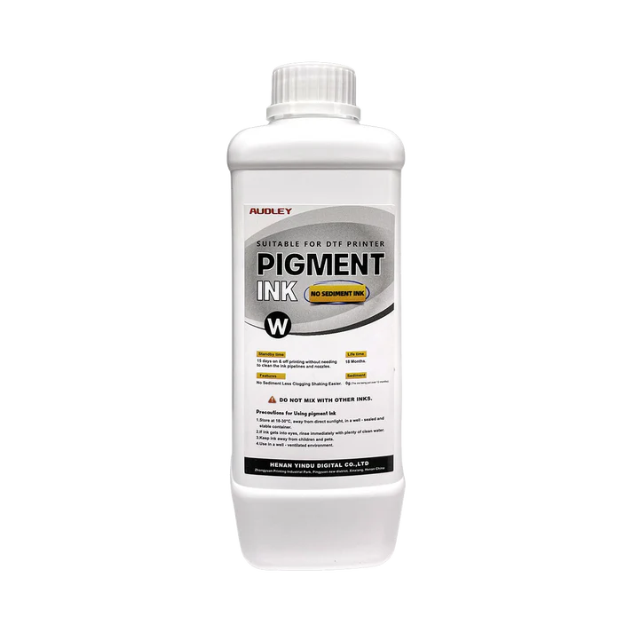 Audley Premium Japan-Imported DTF Ink – White (1L)